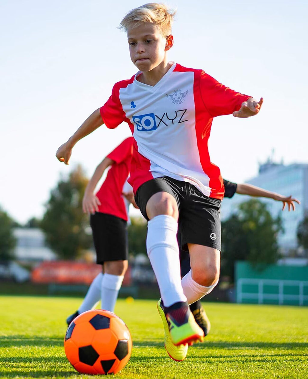 OCYMA 5 Pack Boys Athletic Shorts with Pockets Active Youth Basketball Shorts Quick Dry Kids Gym Soccer Shorts